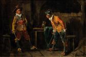 APPERT Gustave 1800-1900,Litigio fra due soldati in una antica taverna,Minerva Auctions 2017-05-23