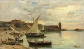 APPIAN Adolphe 1818-1898,La plage de Collioure animée au co,Artcurial | Briest - Poulain - F. Tajan 2017-11-14
