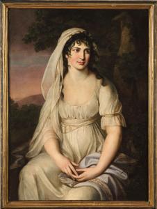 APPIANI Andrea 1754-1817,Ritratto femminile in paesaggio,Cambi IT 2023-06-27