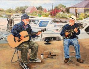 APPLEBY Ruth,Session At The Quay,Gormleys Art Auctions GB 2015-06-02