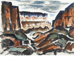 APPLEGATE Frank 1882-1934,Mesas and Valley,William Doyle US 2010-10-13