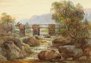 APPLETON William L,A pair of welsh mountain river scenes,19th century,John Nicholson 2020-12-07