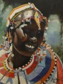 APPS Paul 1958,Portrait of an African Lady in Traditional Costume,1995,Keys GB 2010-02-19