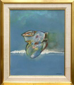APUY Otto,Abstract Blue Eye,1984,Clars Auction Gallery US 2009-07-11