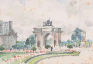 APY VIVES Charles Joseph 1874-1937,Arc de Triomphe du Carrousel,Damien Leclere FR 2017-05-12