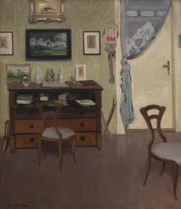 ARADI Edvi Illes Jeno 1886-1962,Studio Interior,Leonard Joel AU 2019-06-04