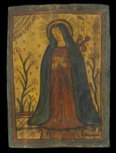 ARAGON Jose Rafael,Our Lady of Sorrows, a sword to her breast, framed,Bonhams GB 2015-12-07