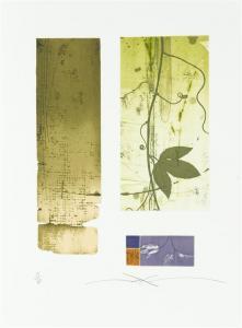 ARAKI Shinko 1960,Green Flora V - Vines & Leaves II,Quinn's US 2010-03-06