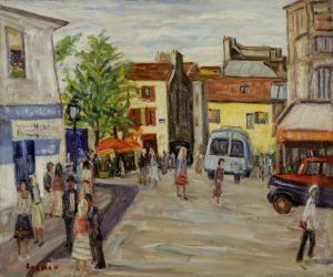 ARAMOV 1901-1991,Montmartre, “Les touristes”,1952,Etienne de Baecque FR 2014-04-05