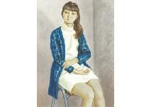 ARATANI Naonosuke 1902-1994,Portrait of a Woman,Mainichi Auction JP 2018-02-09