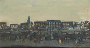 ARBAS Avni 1919-2003,PORT D'AMSTERDAM,1967,Sotheby's GB 2011-11-16