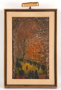 ARBEL Nachum 1926-2010,Wailing Wall,1968,Kamelot Auctions US 2019-06-13
