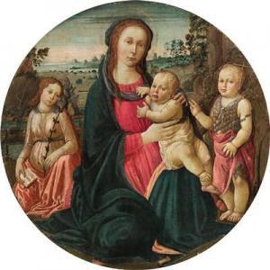 ARCANGELO DI JACOPO SELLAJO 1478-1531,The Madonna and Child with the Archangel Gab,Palais Dorotheum 2017-04-25