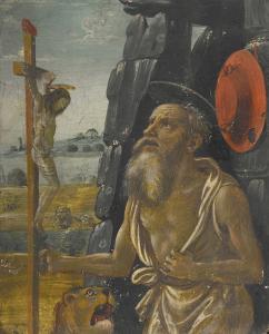 ARCANGELO DI JACOPO SELLAJO,THE PENITENT SAINT JEROME IN THE WILDERNESS,1530,Sotheby's 2016-04-27