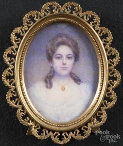 ARCHAMBAULT Anna Margaretta 1856-1956,Portrait of Laura Alberta Koch,Pook & Pook US 2016-01-19