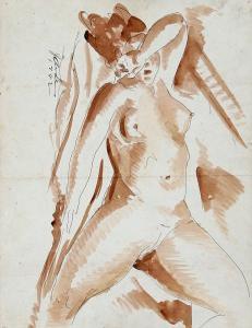 ARCHE Jorge 1905-1956,Female Nude (double sided),1942,Bonhams GB 2009-02-08