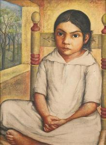 ARCHE Jorge 1905-1956,Young girl seated,1948,Bonhams GB 2009-05-04