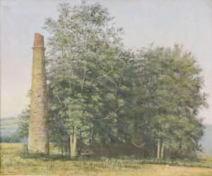 ARCHER Peter 1946,Chimney and trees,1990,Dreweatts GB 2014-10-21