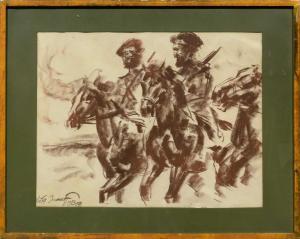 ARCHIPOVICH IVANOFF Victor 1909-1988,Horses and Figures,1923,5th Avenue Auctioneers ZA 2024-03-04