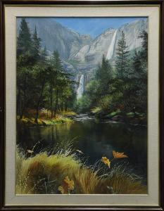 ARCHULETA Juan 1948,Yosemite Waterfalls,Clars Auction Gallery US 2014-03-15