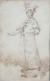 ARCIMBOLDO Giuseppe 1527-1593,Figura femminile in costume,Cambi IT 2022-06-15