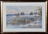 ARDEN Edward 1881-1889,A country house overlooking a lake,Anderson & Garland GB 2016-11-08