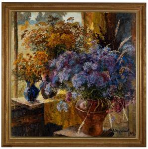 ARDIMASOV Oleg 1936,Summer flowers in a copper pot,1995,Anderson & Garland GB 2020-07-15