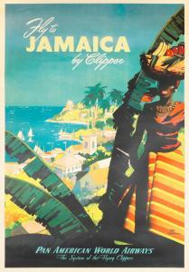 ARENBURG von Mark 1900-1900,FLY TO JAMAICA BY CLIPPER. Pan American World Airw,Bonhams GB 2022-02-03