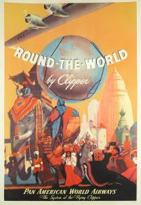 ARENBURG von Mark,ROUND-THE-WORLD BY Clipper, PAN AMERICAN WORLD AIR,1945,Bonhams 2019-09-04