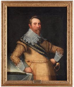 ARENDTZ CORNELIUS 1590-1655,King Gustaf II Adolf,Bukowskis SE 2013-05-28