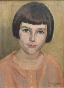 ARGELES ESCRICHE Rafael 1894-1979,Portrait of a young woman, bust-length,Woolley & Wallis 2023-12-13