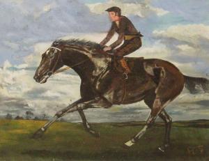 ARGENT,Groom On Galloping Horse,Gormleys Art Auctions GB 2013-10-08
