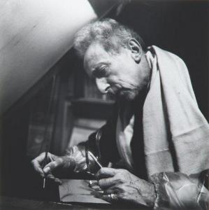 ARGILLET PIERRE 1910-2001,Jean Cocteau retouchant un cuivre. Atelier Bracons,1959,Ader FR 2009-07-01