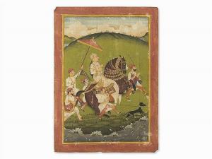 Ari Singh Maharan,Riding Maharao Kishor Singh of Kotah,c.1840,Auctionata DE 2016-08-16