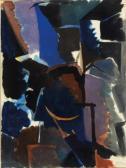 ARIKHA Avigdor 1929-2010,Composition bleue,1960,AuctionArt - Rémy Le Fur & Associés FR 2020-12-15
