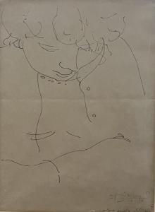 ARIKHA Avigdor 1929-2010,Woman,1951,Montefiore IL 2024-03-05