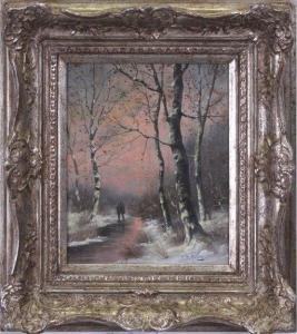 ARING P.S,WINTER FORREST SCENE,Clark Cierlak Fine Arts US 2020-11-21