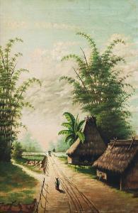 Aristegui Julian 1864-1889,Los Bambues del Camino (The Bamboos of the Road),Leon Gallery 2017-12-02
