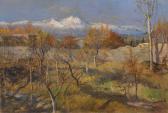 ARKADIEVICH NALBANDIAN Dimitri 1906-1993,Autumn Landscape,1954,MacDougall's GB 2012-11-25
