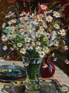 ARKADIEVICH NALBANDIAN Dimitri 1906-1993,Daisies,1984,MacDougall's GB 2021-12-01