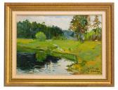 ARKADIEVICH NALBANDIAN Dimitri 1906-1993,The Moscow River at Nikolina Gor,Stockholms Auktionsverket 2007-03-15