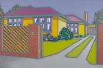 ARKLEY Howard 1951-1999,A Large House with Fence,1998,Bonhams GB 2014-08-18