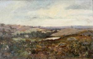 ARLIN Joanny 1830-1906,Weite Landschaft im Abendrot,DAWO Auktionen DE 2013-04-30