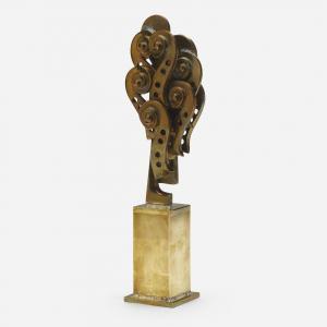 ARMAN FERNANDEZ 1928-2005,Crosses de violons sur socle,1991,Los Angeles Modern Auctions 2024-04-24