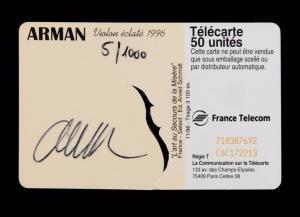 ARMAN FERNANDEZ 1928-2005,Télécarte,Millon & Associés FR 2017-10-15