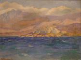 ARMAND Aristide 1900-1900,Village en bord de mer,Millon & Associés FR 2004-11-03