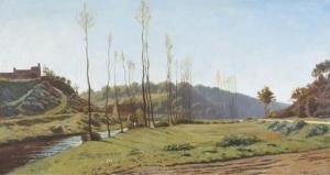 ARMAND DELILLE Ernest Émile 1843-1883,A quiet summer landscape,Christie's GB 2005-04-05
