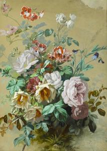 ARMAND ETIENNE THOMAS Charles 1857-1892,A still life of roses,Bonhams GB 2015-08-17