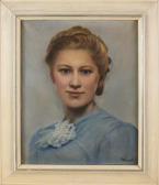 ARMATI PIETRO 1898-1976,Young lady portrait,Twents Veilinghuis NL 2019-10-04