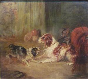 ARMFIELD George 1808-1893,SPANIELS AND TERRIER PLAY FIGHTING,Lyon & Turnbull GB 2013-07-20